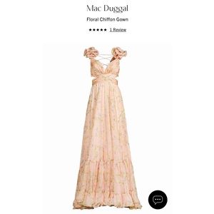floral evening gown - Mac Duggal